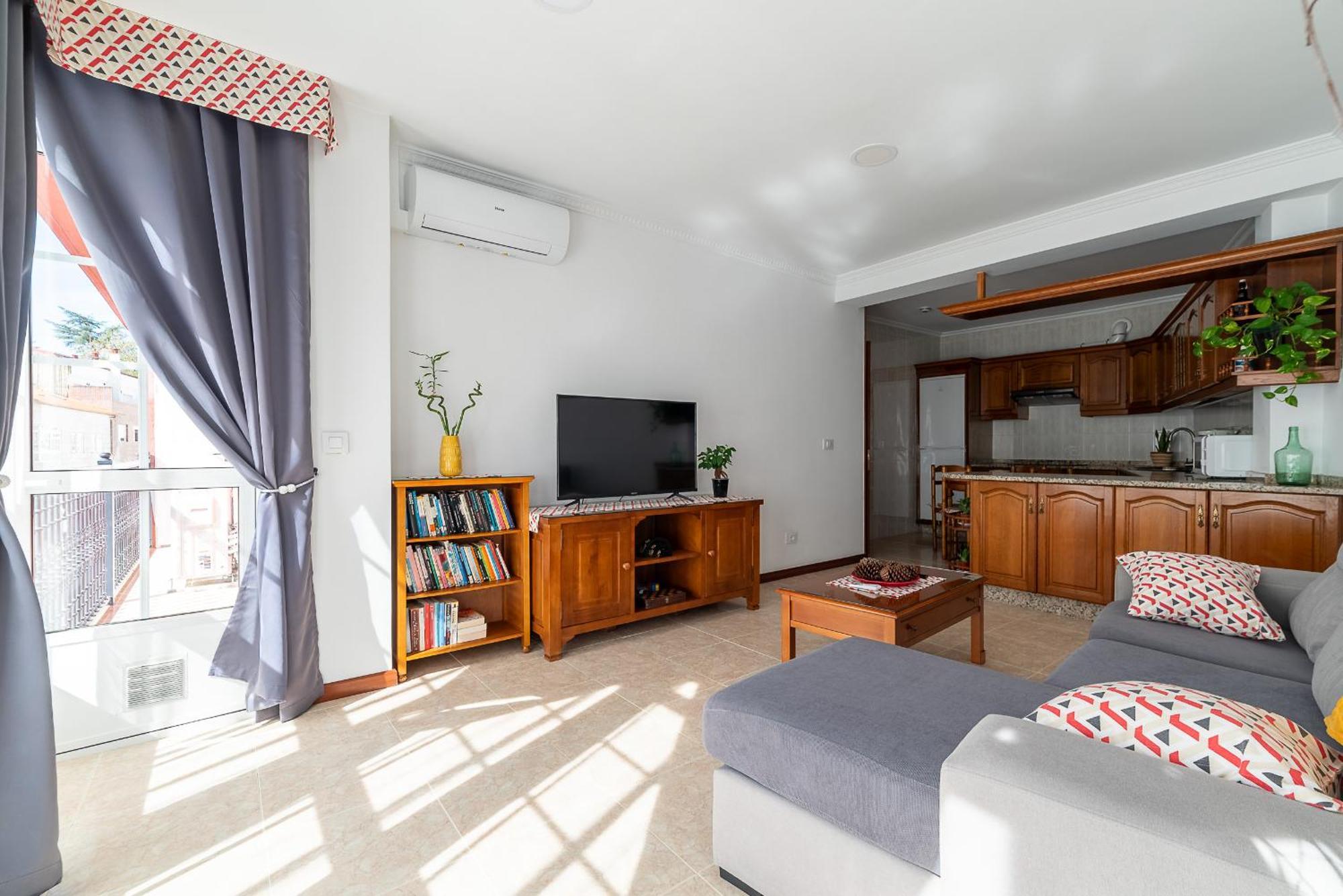 Ferienwohnung Apartamento Espacioso Cerca De La Playa Con Aire Acondicionado Moaña Exterior foto